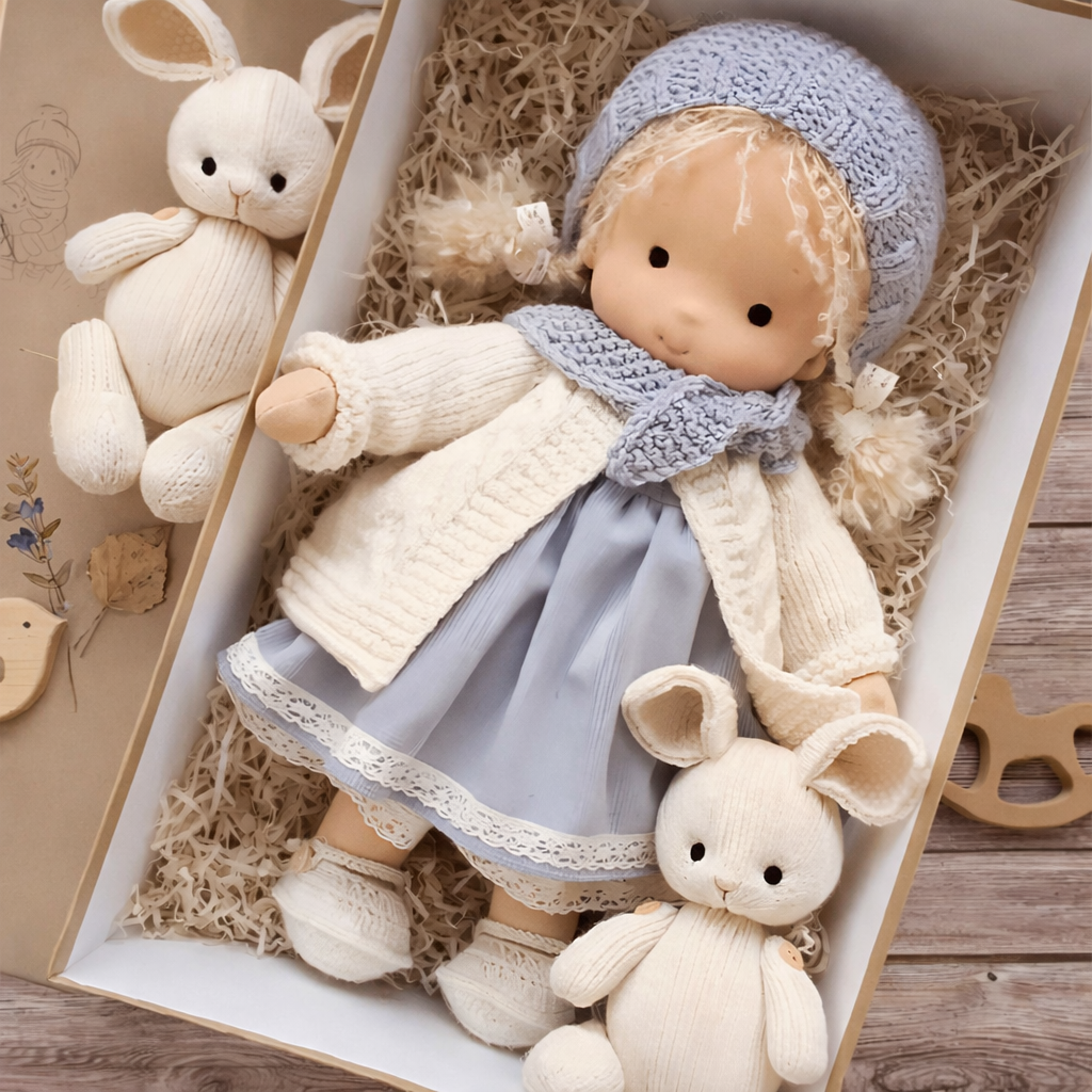 Creative Fabric Doll in Waldorf Style for Kids