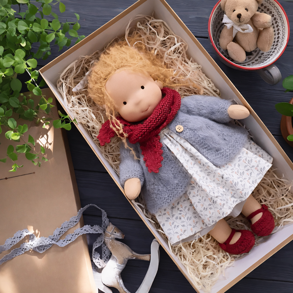 Creative Fabric Doll in Waldorf Style for Kids