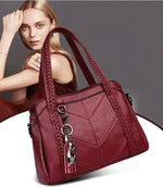 Spacious and Organized Women's Leather Handbag