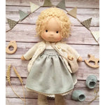 Handcrafted Waldorf Plush Doll – Soft Cotton Toy with Fabric Box | Cute & Cuddly | Perfect for Children's Birthdays & Imaginative Play