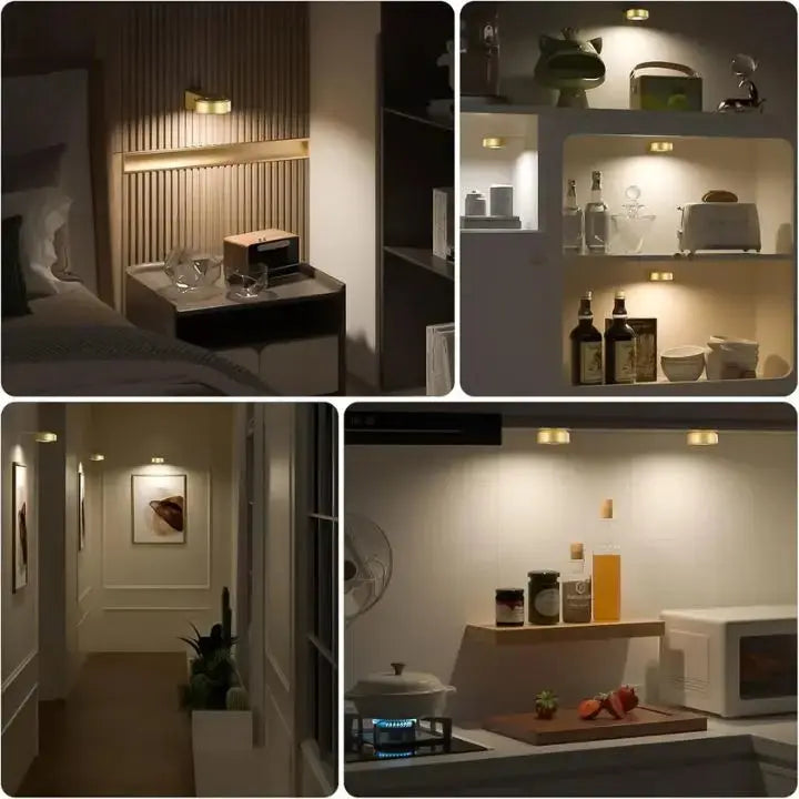 Magnetic LED Picture Light – Easy Tool-Free Setup, Dimmable, Wireless