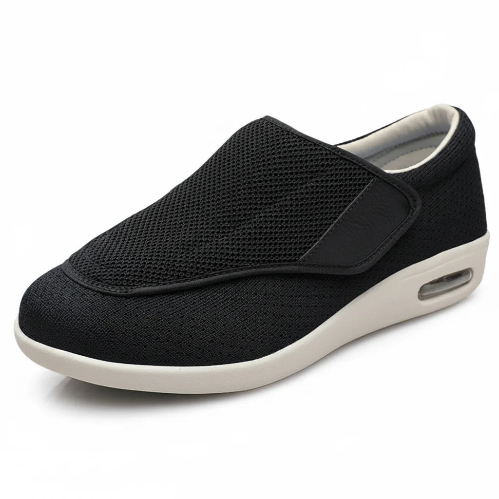 Cushioned Wide-Fit Shoes Designed for Sensitive and Swollen Feet