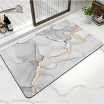 Non-Slip Marble Pattern Diatomite Bathroom Mat