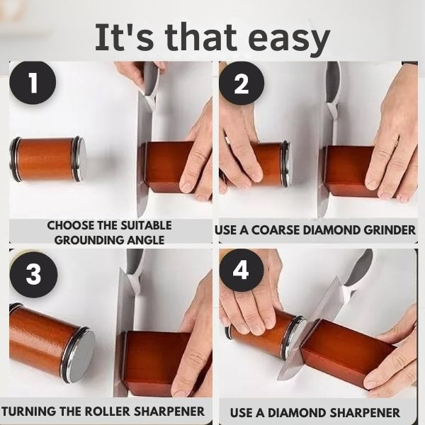 Knife Sharpening | Roll Knife Sharpener | Quick & Accurate Blade Sharpening