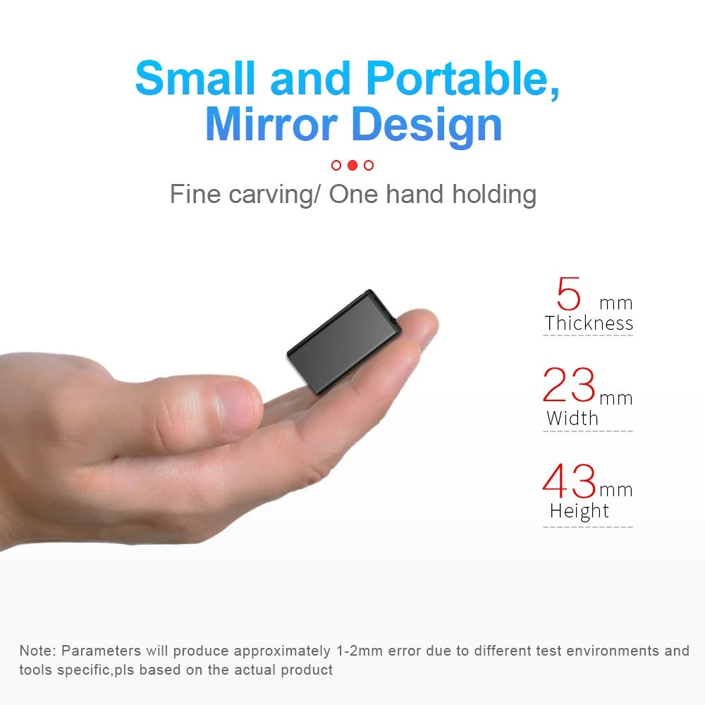 Compact Hidden Voice Recorder – Discreet Audio Recording Device