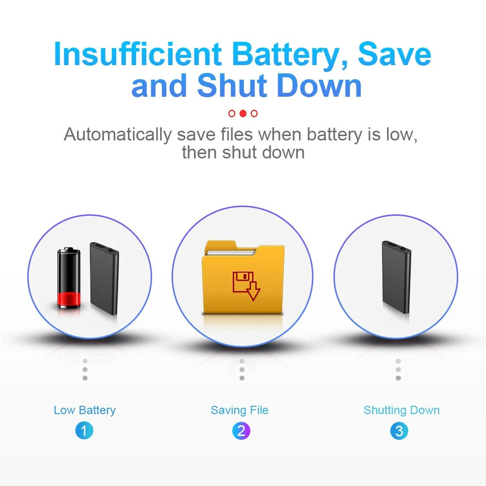 Compact Hidden Voice Recorder – Discreet Audio Recording Device