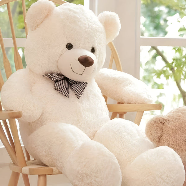 Oversized Plush Bear for Home Decor