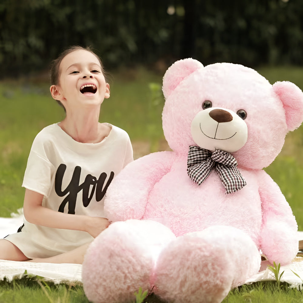 Oversized Plush Bear for Home Decor