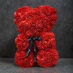Decorative Rose Bear Gift for Special Occasions