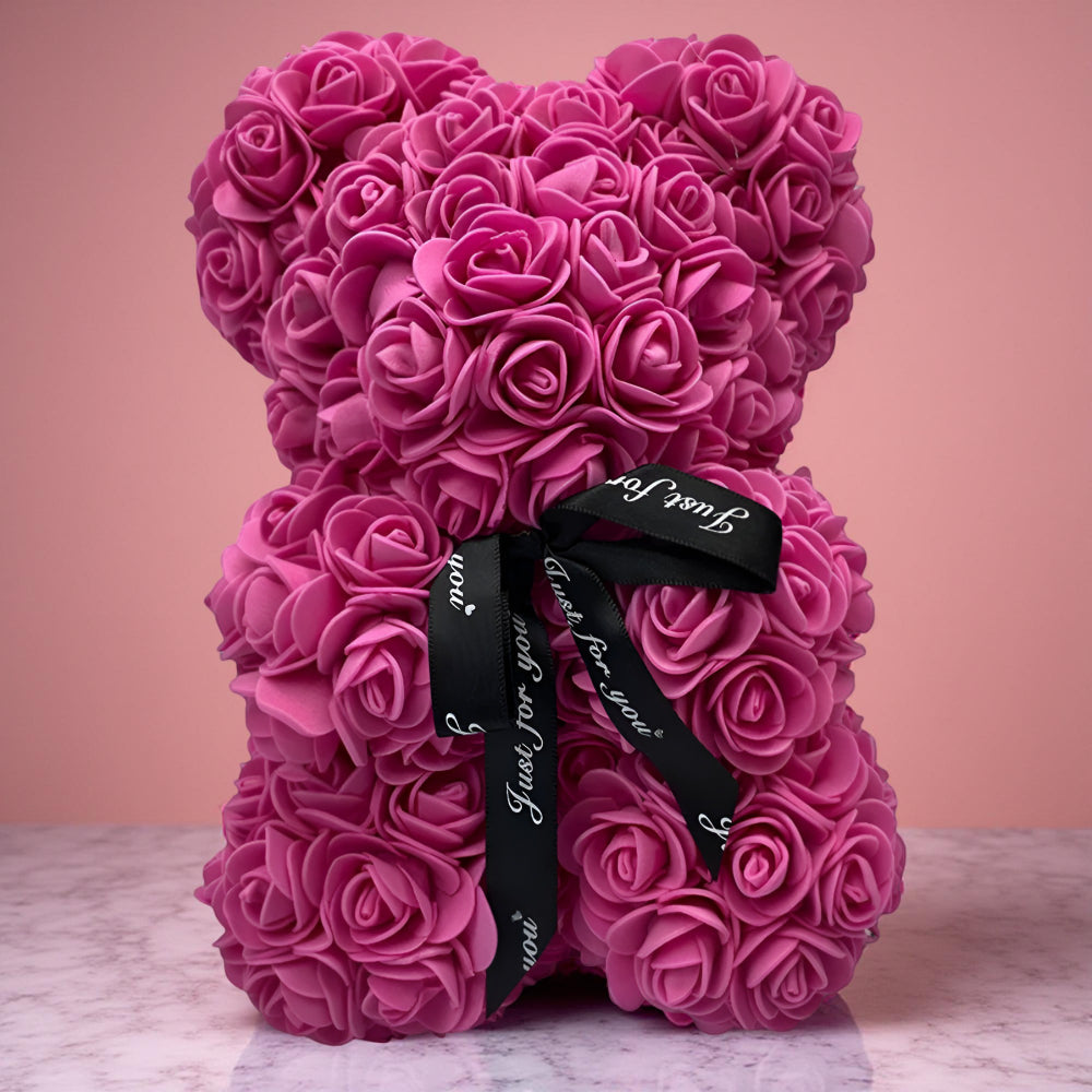 Decorative Rose Bear Gift for Special Occasions