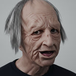 Realistic and Elastic Halloween Latex Mask for Adults