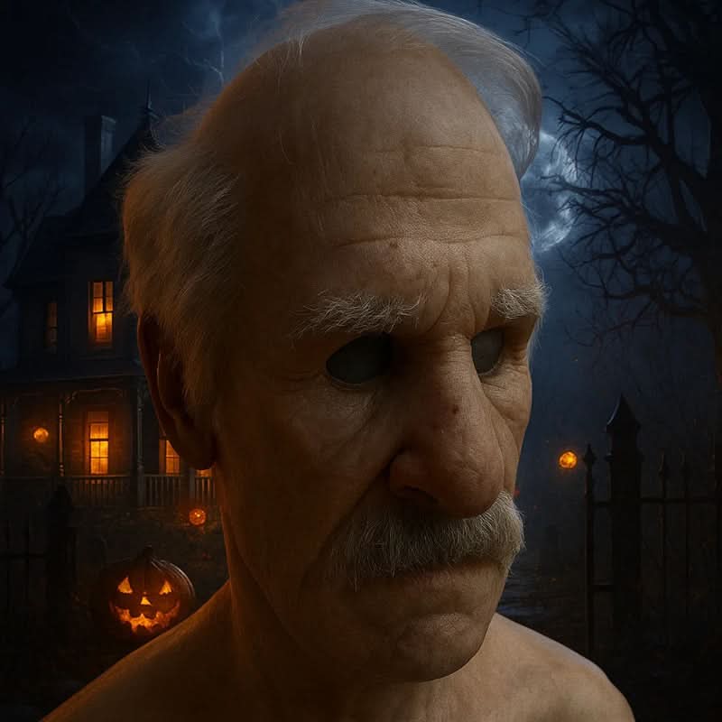 Realistic and Elastic Halloween Latex Mask for Adults