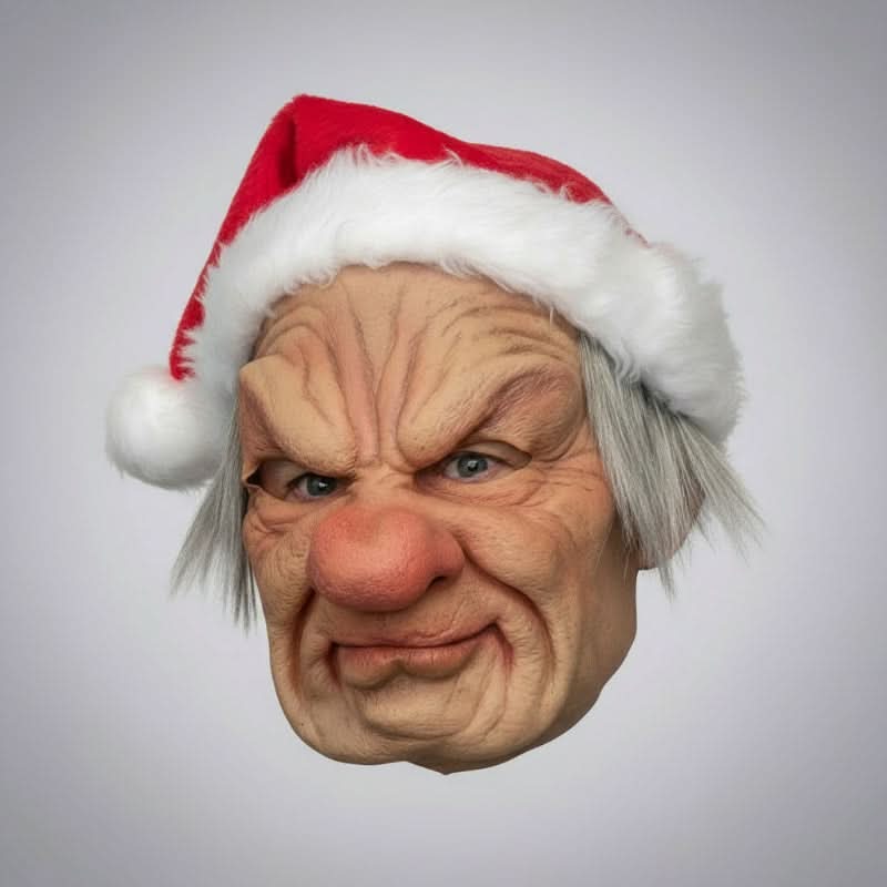 Realistic and Elastic Halloween Latex Mask for Adults