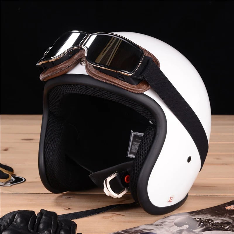 Motorcycle Goggles | UV Protection | Impact Resistant & Adjustable