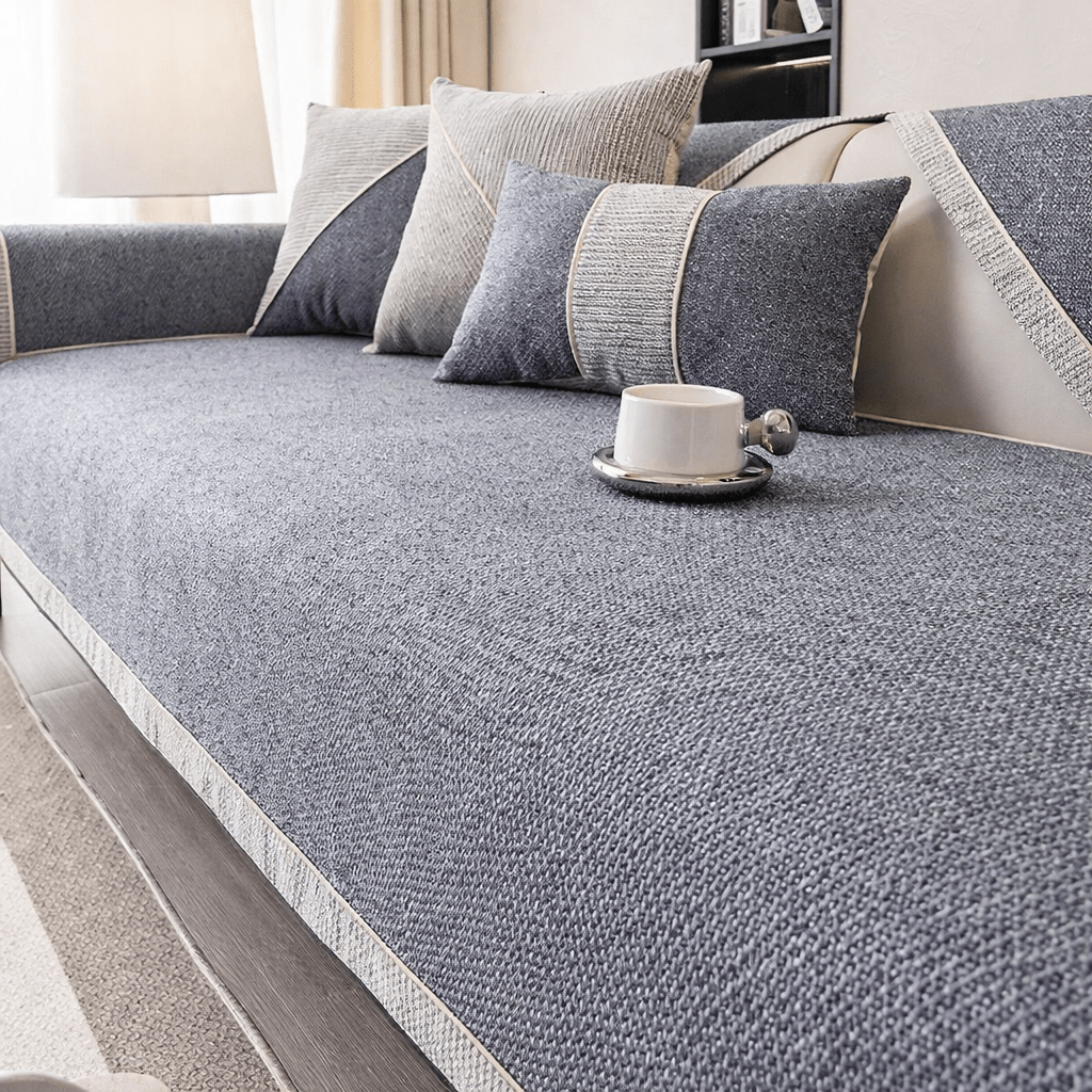 Breathable Non-Slip Cotton-Linen Sofa Cover