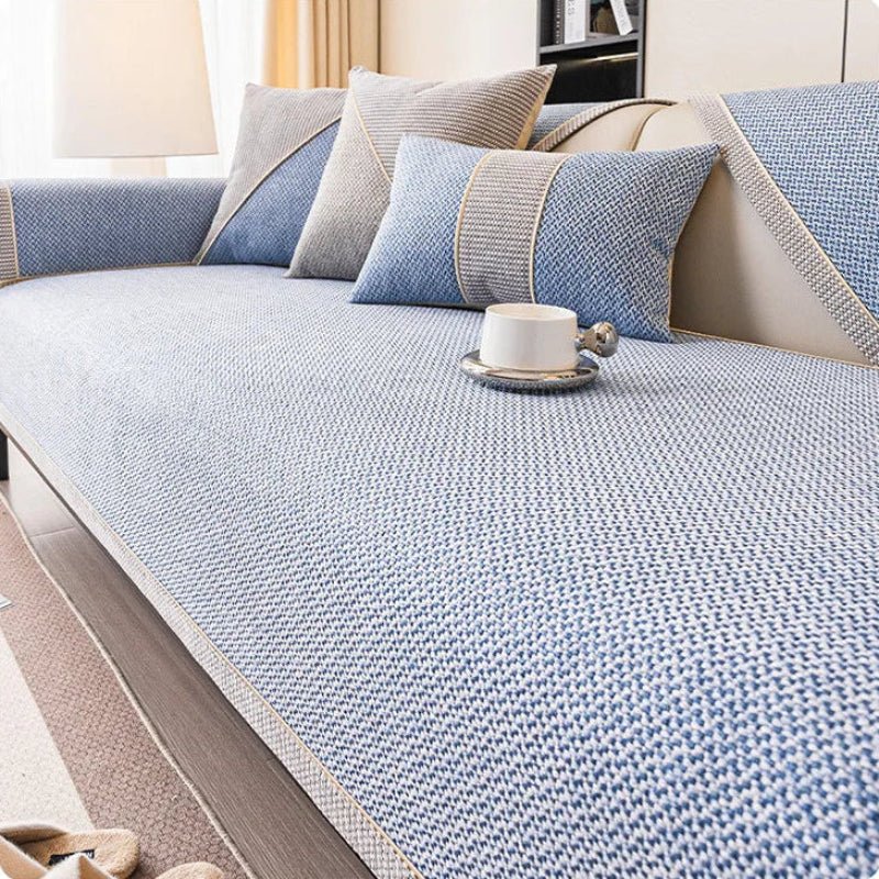 Breathable Non-Slip Cotton-Linen Sofa Cover