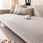 Breathable Non-Slip Cotton-Linen Sofa Cover