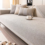 Breathable Non-Slip Cotton-Linen Sofa Cover