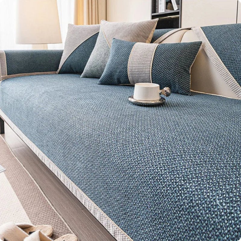 Breathable Non-Slip Cotton-Linen Sofa Cover