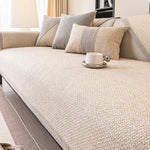 Breathable Non-Slip Cotton-Linen Sofa Cover