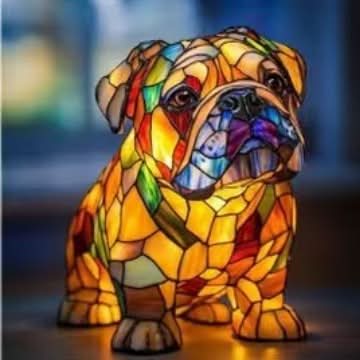 Pet Design Night Lamp | Warm Light | USB Powered with Switch