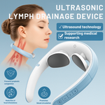 Wireless Ultrasound Neck Massager for Lymphatic Drainage and Relaxation