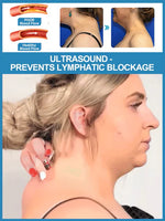 Wireless Ultrasound Neck Massager for Lymphatic Drainage and Relaxation