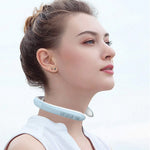 Wireless Ultrasound Neck Massager for Lymphatic Drainage and Relaxation