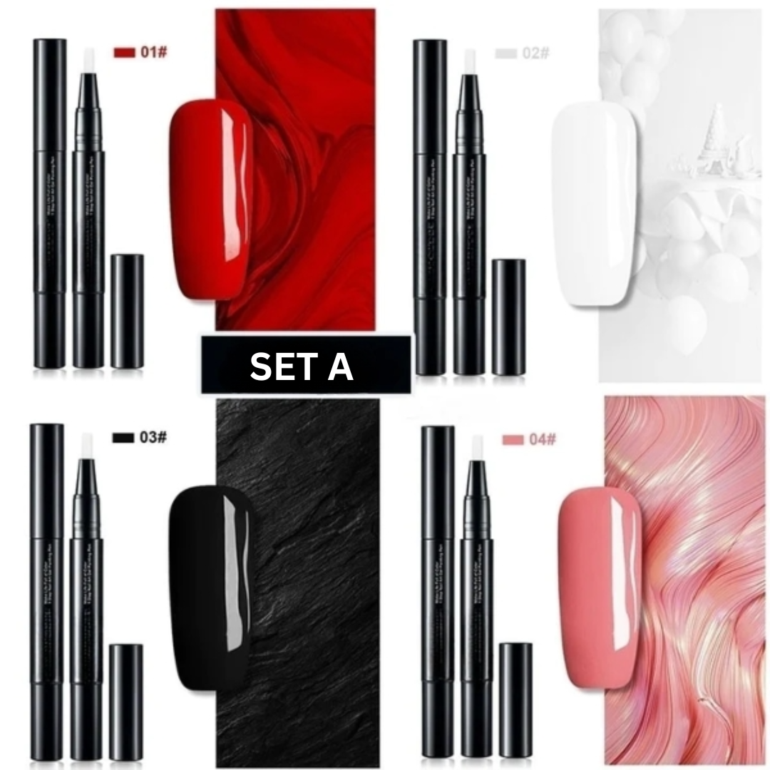 Nail Gel | Precision Nail Art with Gel Color | Fast-Drying and Durable