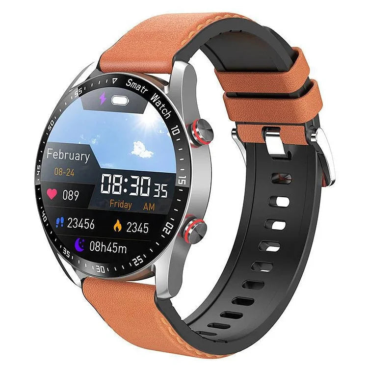 Versatile Smartwatch with Bluetooth Calling, NFC, and Health Tracking Features