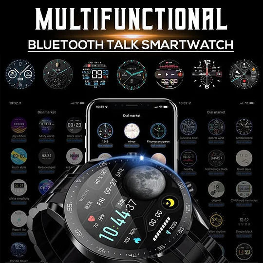 Versatile Smartwatch with Bluetooth Calling, NFC, and Health Tracking Features