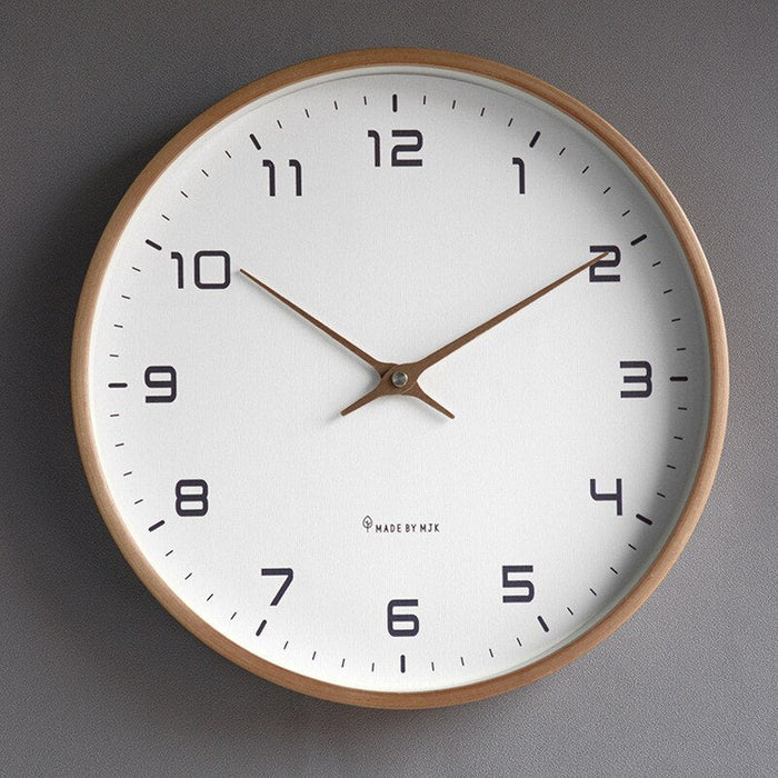 Scandinavian Style Wooden Wall Clock