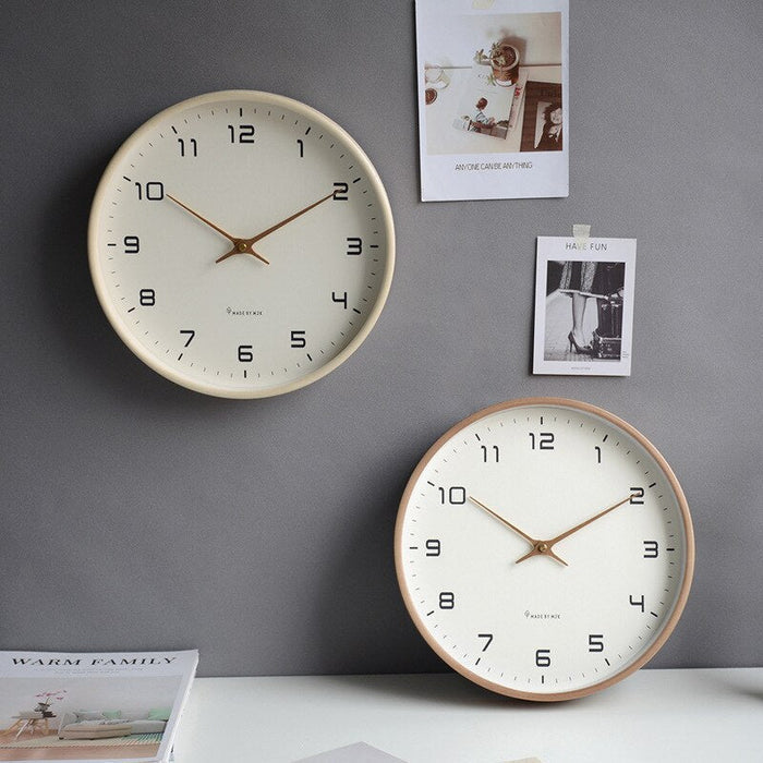 Scandinavian Style Wooden Wall Clock