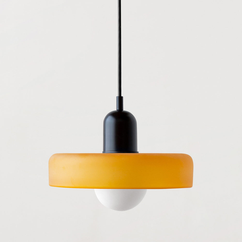 Artistic Bauhaus Pendant Light – Warm Light Hanging Lamp