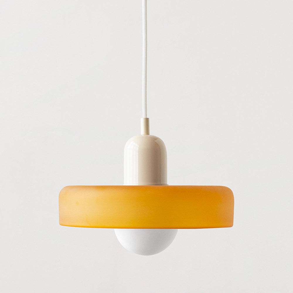 Artistic Bauhaus Pendant Light – Warm Light Hanging Lamp