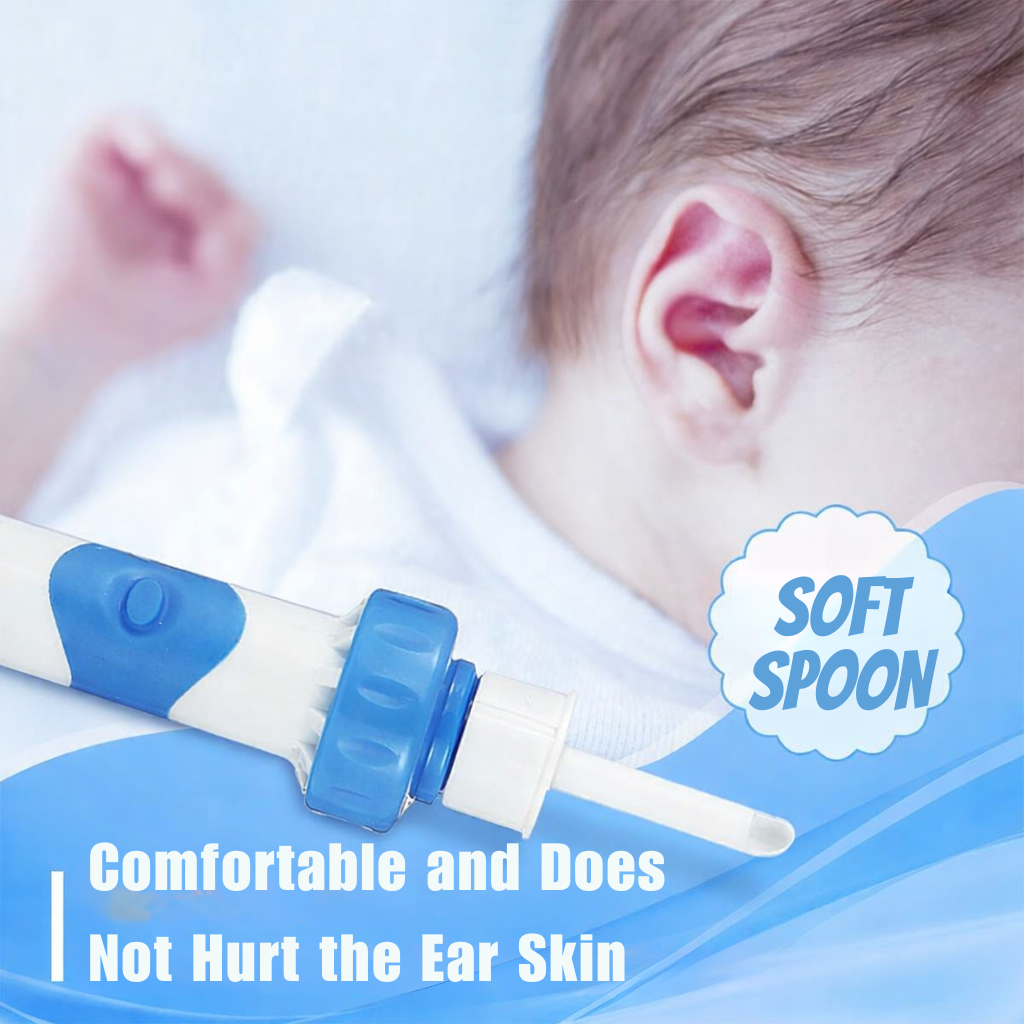 Gentle Vacuum Ear Cleaner | Soft Silicone Tip for Safe Use