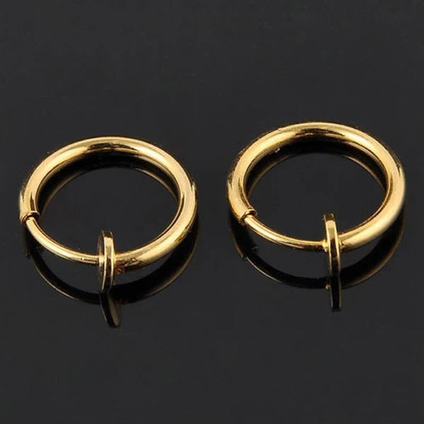 Non-Piercing Earrings | Retractable Closure | Comfortable & Safe Design