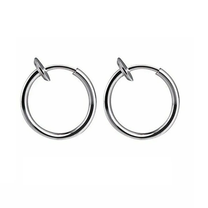 Non-Piercing Earrings | Retractable Closure | Comfortable & Safe Design