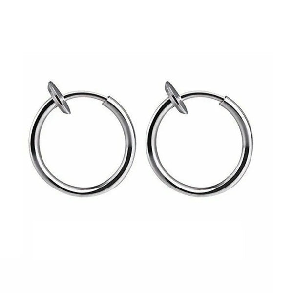 Non-Piercing Earrings | Retractable Closure | Comfortable & Safe Design