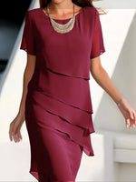 Elegant and Comfortable Chiffon Dress