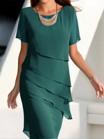 Elegant and Comfortable Chiffon Dress