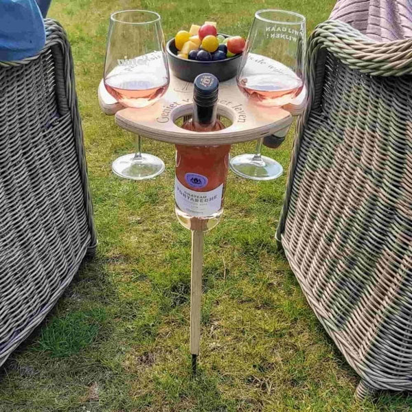 Portable Wine Table – Ideal for Picnics and Outdoor Enjoyment