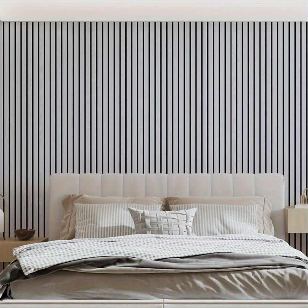 Modern 3D Self-Adhesive Wooden Wall Panels for Home Decor
