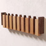 Wall Hook in Piano Design | Handmade Wood | Natural Finish