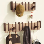 Wall Hook in Piano Design | Handmade Wood | Natural Finish