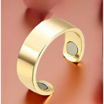 Adjustable Magnetic Metal Ring for Lymphatic Drainage Therapy