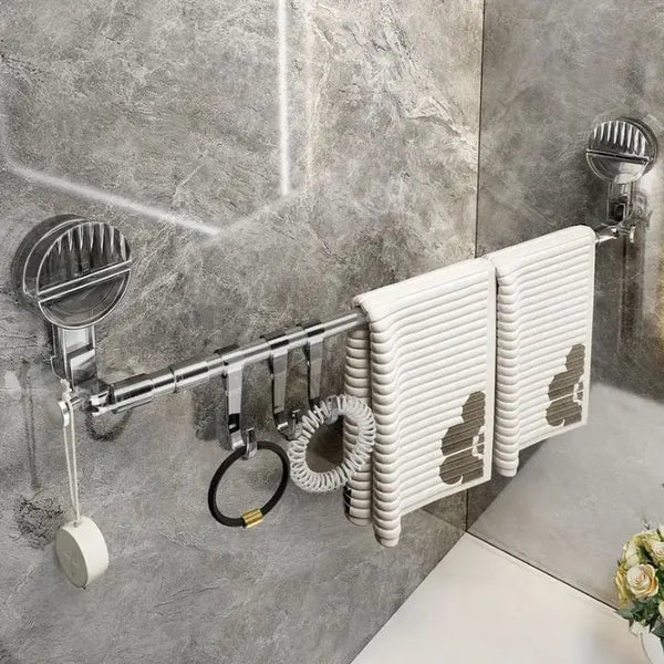 Easy-to-Install Suction Cup Towel Holder – No Drilling Required