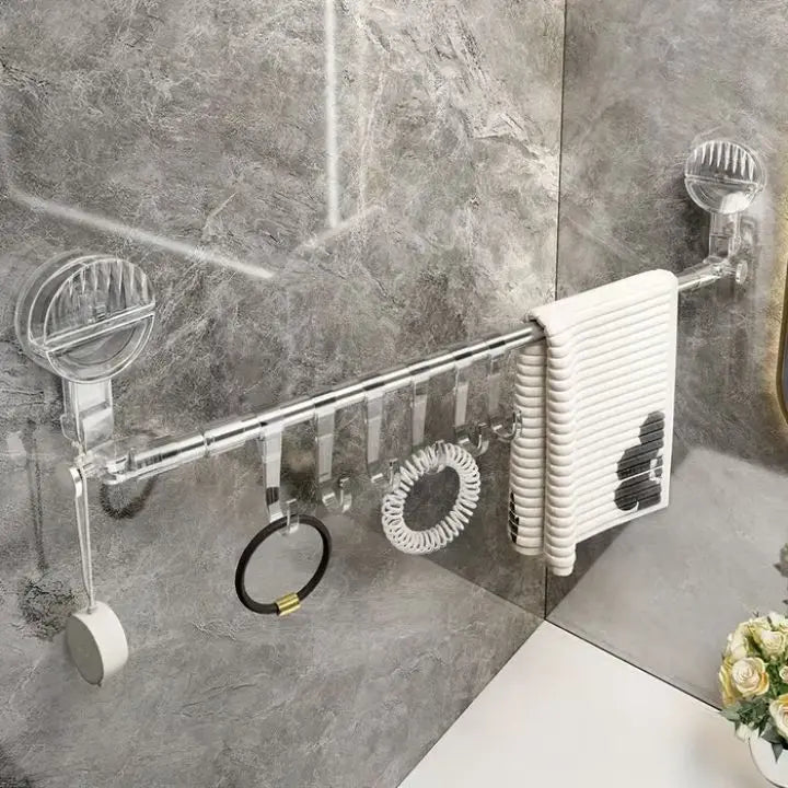 Easy-to-Install Suction Cup Towel Holder – No Drilling Required