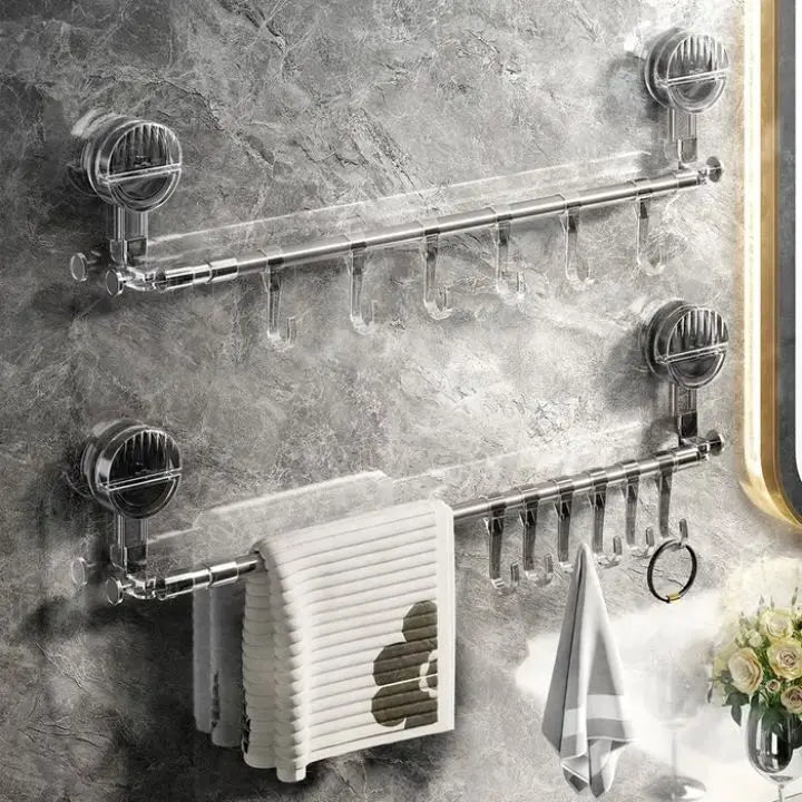 Easy-to-Install Suction Cup Towel Holder – No Drilling Required