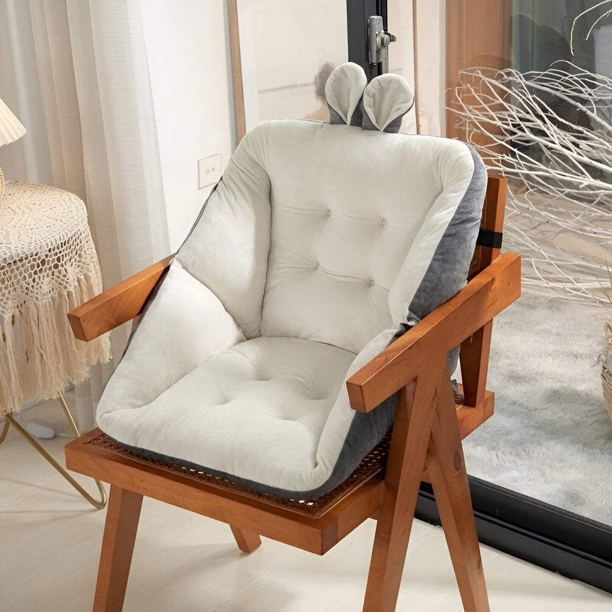Comfortable Sitting Cushion for Office, Home, and Car - Alleviates Back Pain and Supports Tailbone